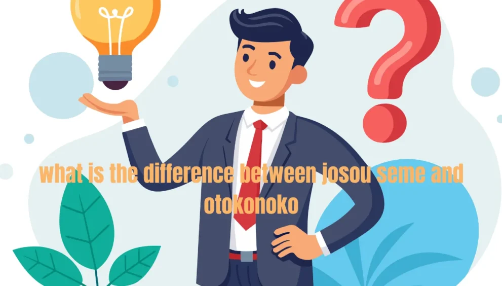 what is the difference between josou seme and otokonoko