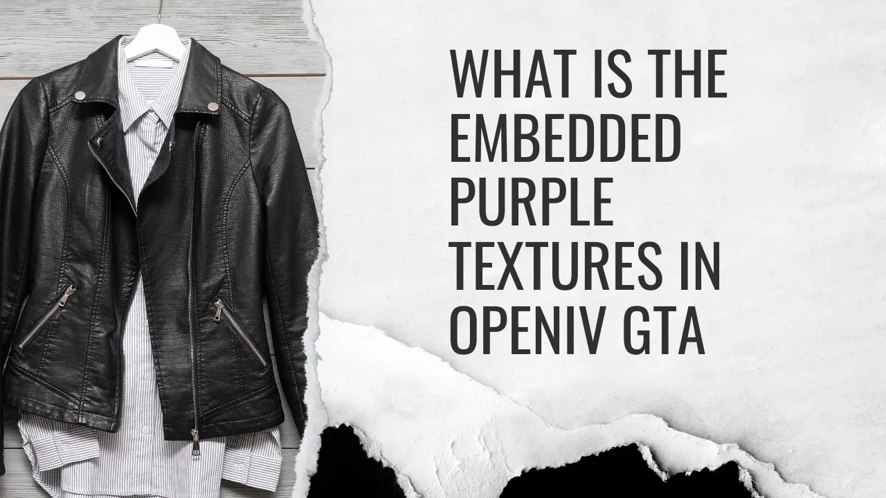 what is the embedded purple textures in openiv gta