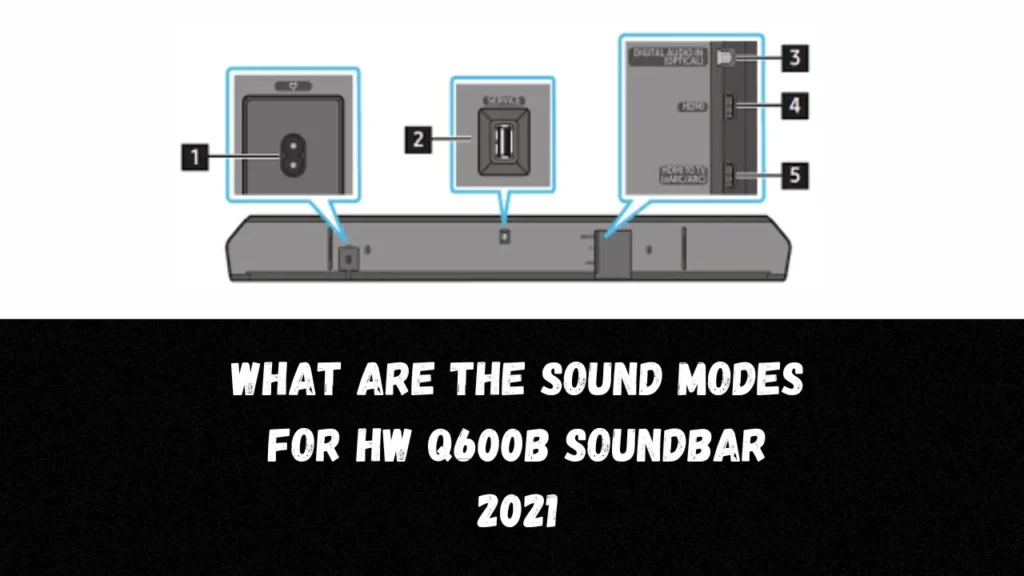 what are the sound modes for hw q600b soundbar 2021