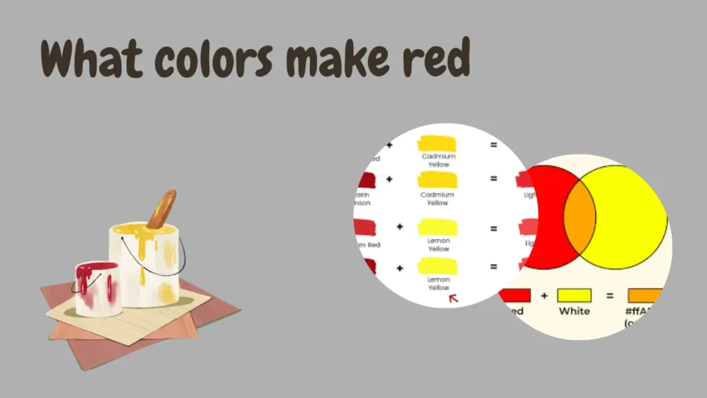 what colors make red